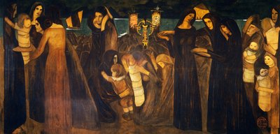 The blessing of dead at sea by Lorenzo Viani