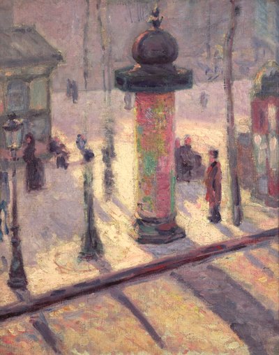 Kiosk on the Boulevard Clichy, 1886-7 by Louis Anquetin