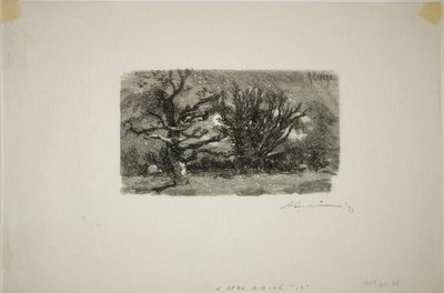 At the Dormitory of Lantara by Louis Auguste Lepère