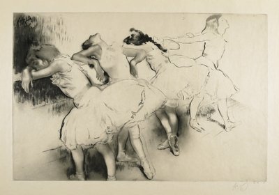 Four Dancers at the Bar by Louis Auguste Mathieu Legrand