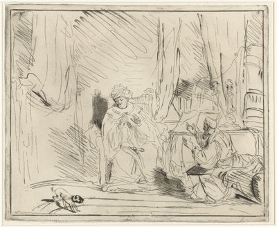 David and Nathan by Louis Bernard Coclers