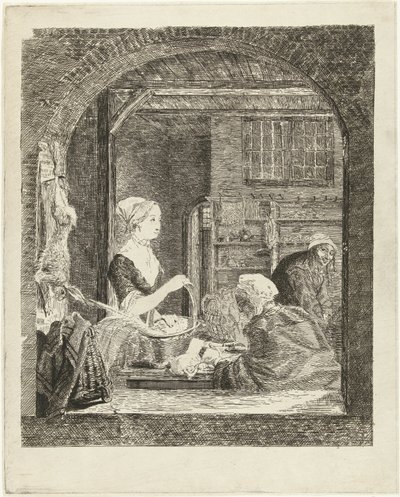 The Poulterer by Louis Bernard Coclers