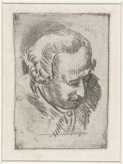 Head Study of Jean Baptiste Coclers by Louis Bernard Coclers