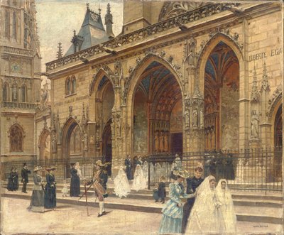 First Communion by Louis Beroud