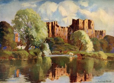 Ludlow Castle, Shropshire by Louis Burleigh Bruhl