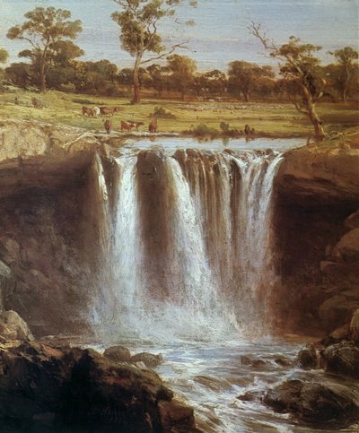 Falls on the Wannon, Australia by Louis Buvelot