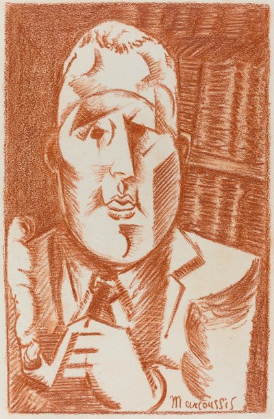 Guillaume Apollinaire by Louis Casimir Ladislas Marcoussis