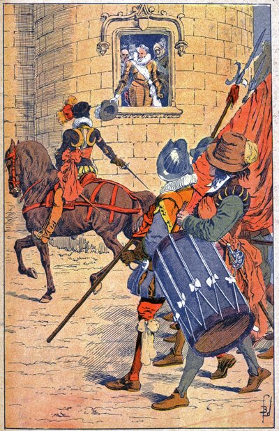 Henri IV in Paris by Louis Charles Bombled