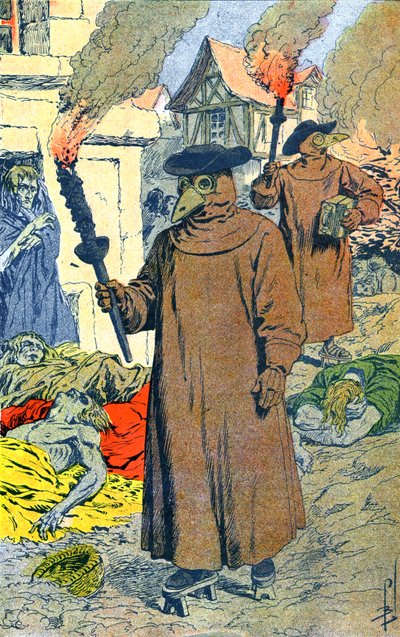 Plague of Marseille by Louis Charles Bombled