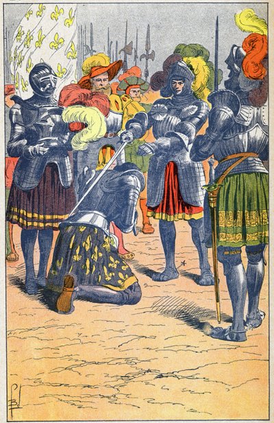Softening of Francois I by Louis Charles Bombled