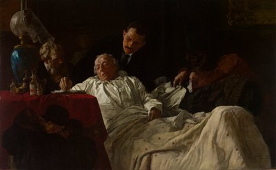 Signing the Last Will by Louis Charles Moeller