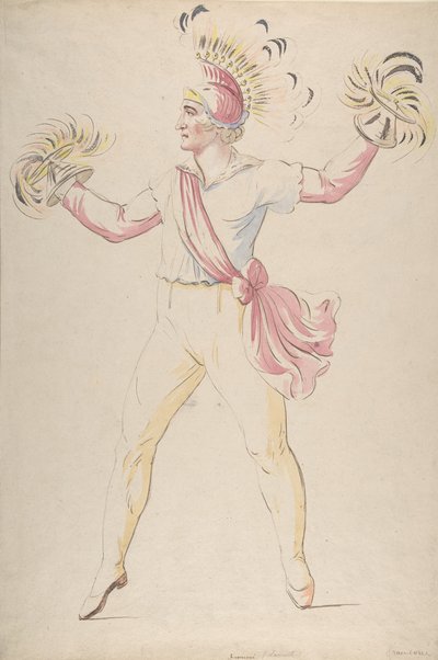Franconi, Twirling Flaming Cones by Louis Ducros