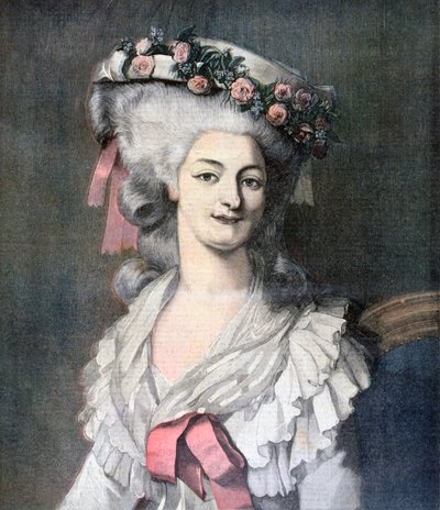 Marie-Louise, Princess of Lamballe by Louis Edouard Rioult