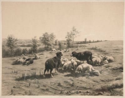 The Sheep by Louis Emmanuel Soulange Teissier