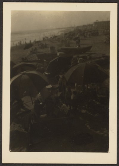 Beach Scene by Louis Fleckenstein