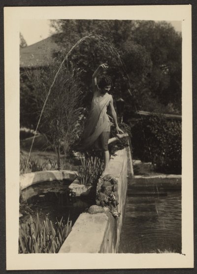 Dancer in Garden by Louis Fleckenstein