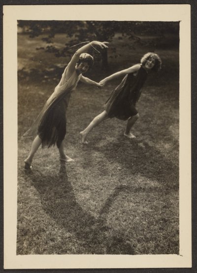 Dancers in Garden by Louis Fleckenstein