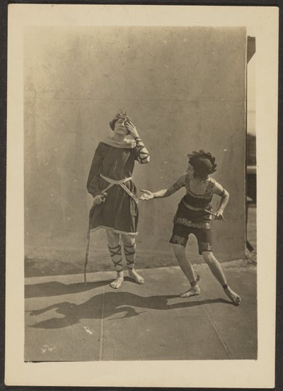 Dancers on Rooftop by Louis Fleckenstein