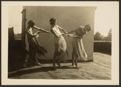Dancers on Rooftop by Louis Fleckenstein