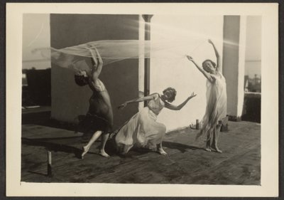 Dancers on Rooftop by Louis Fleckenstein