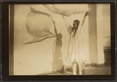 Florence Dancing in Native American Costume by Louis Fleckenstein