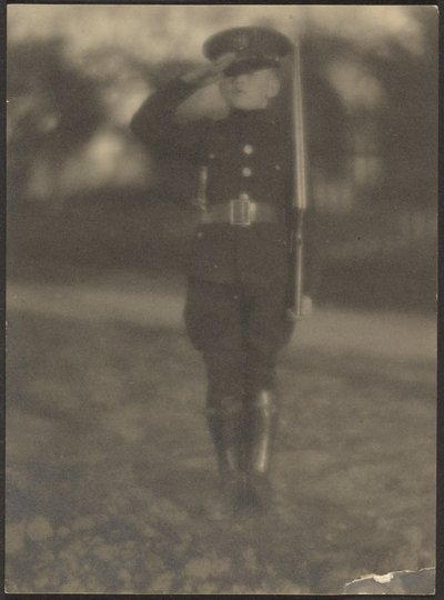 Little Boy in Uniform by Louis Fleckenstein