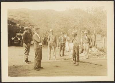Men at Farm by Louis Fleckenstein
