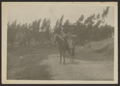 Miss Fleckenstein in the High Sierras by Louis Fleckenstein