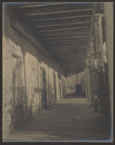 Mission Hallway by Louis Fleckenstein