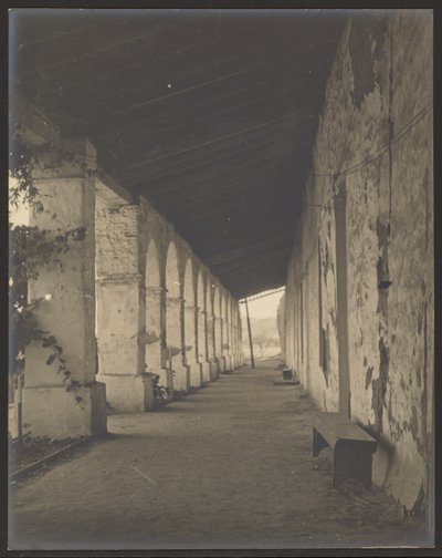 Mission Hallway by Louis Fleckenstein