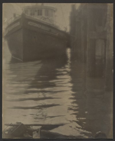 Ship in a Harbor by Louis Fleckenstein