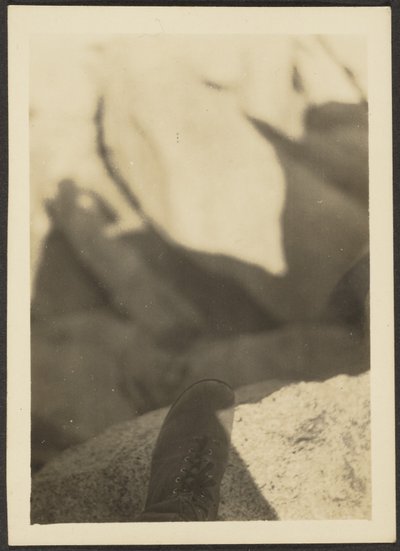 Shoe on Rocks by Louis Fleckenstein