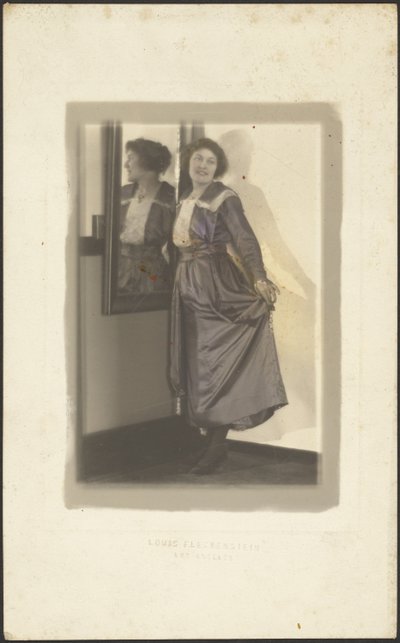 Woman and Her Reflection by Louis Fleckenstein