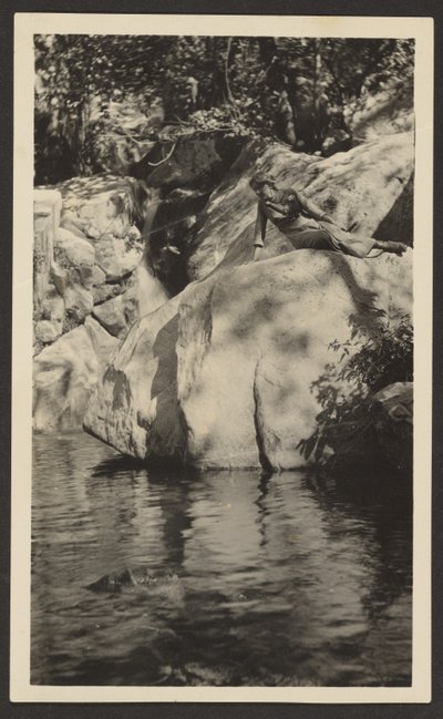 Woman at Lakeside by Louis Fleckenstein