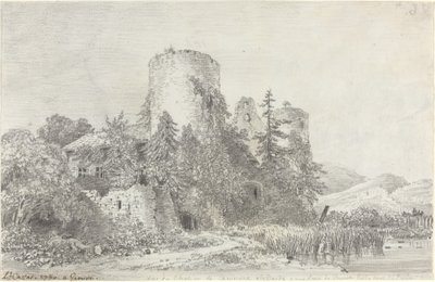 View of the Chateau de Saconnex by Louis Francois Cassas