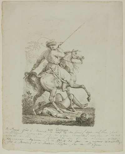 A Cossack by Louis Francois Lejeune