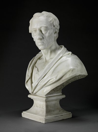 Alexander Pope (1688-1744) by Louis Francois Roubilliac