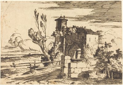 Monumental Entry by Louis Gabriel Moreau the Elder