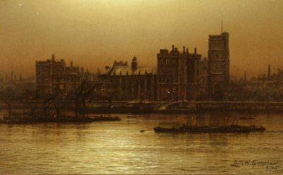 Lambeth Palace, London by Louis Grimshaw