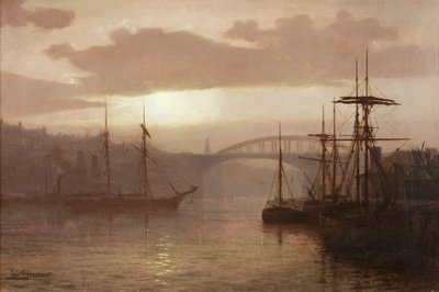 Sunderland Harbour by Louis Grimshaw