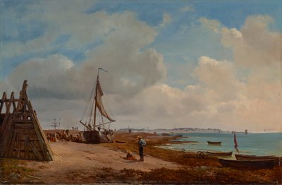 Elbe Scene near Blankenese by Louis Gurlitt