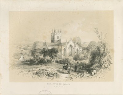 Handsworth Church by Louis Haghe