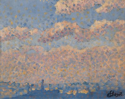 Sky over the city by Louis Hayet