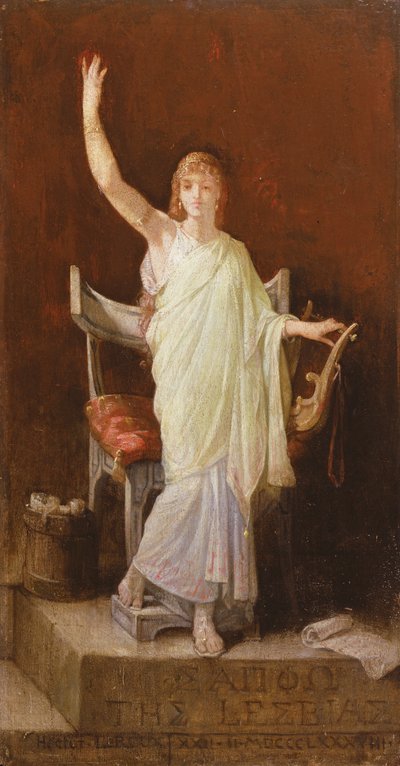 Sappho, 1888 by Louis Hector Leroux