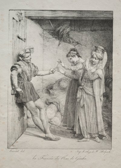 The Fiancée of the King of Garbe by Louis Hersent