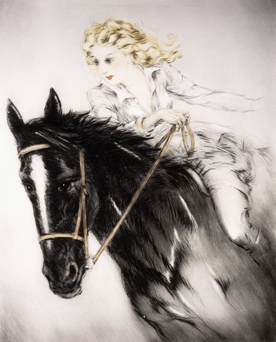 Horsewoman by Louis Icart