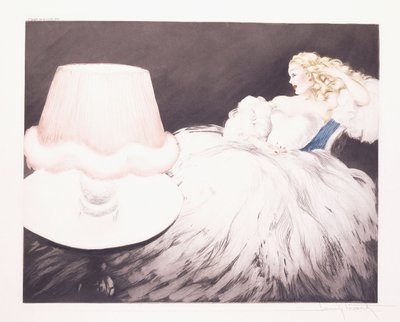 Lampshade by Louis Icart