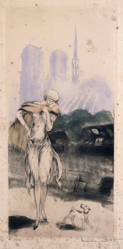 On the Quay by Louis Icart
