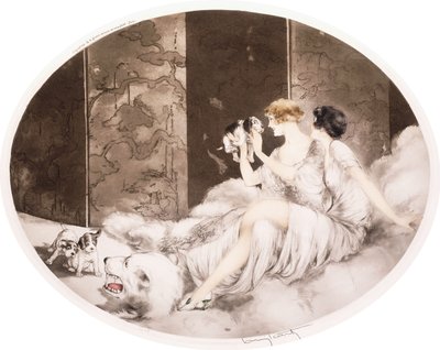 Petit Chiens by Louis Icart