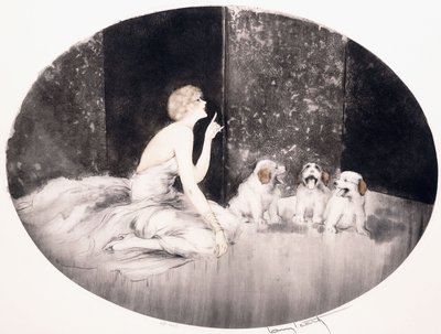 Singing Lesson by Louis Icart